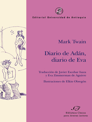 cover image of Diario de Adán, diario de Eva